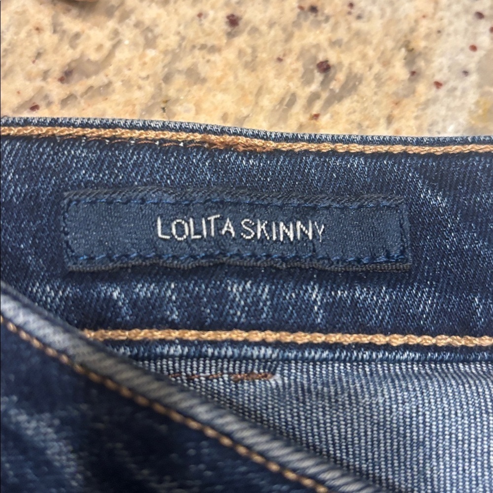 Lucky Brand Dark Blue Skinny Jeans. They are Lolita Skinny Jeans - Picture 6 of 16